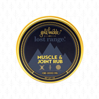 Gold Buckle® CBD Muscle & Joint Rub - 1 oz | 2000 MG