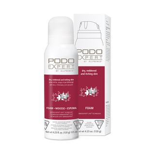 PODOEXPERT Reddened & Itching Skin Foam Cream 125ml - Spaffective