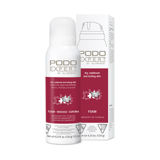 PODOEXPERT Reddened & Itching Skin Foam Cream 125ml